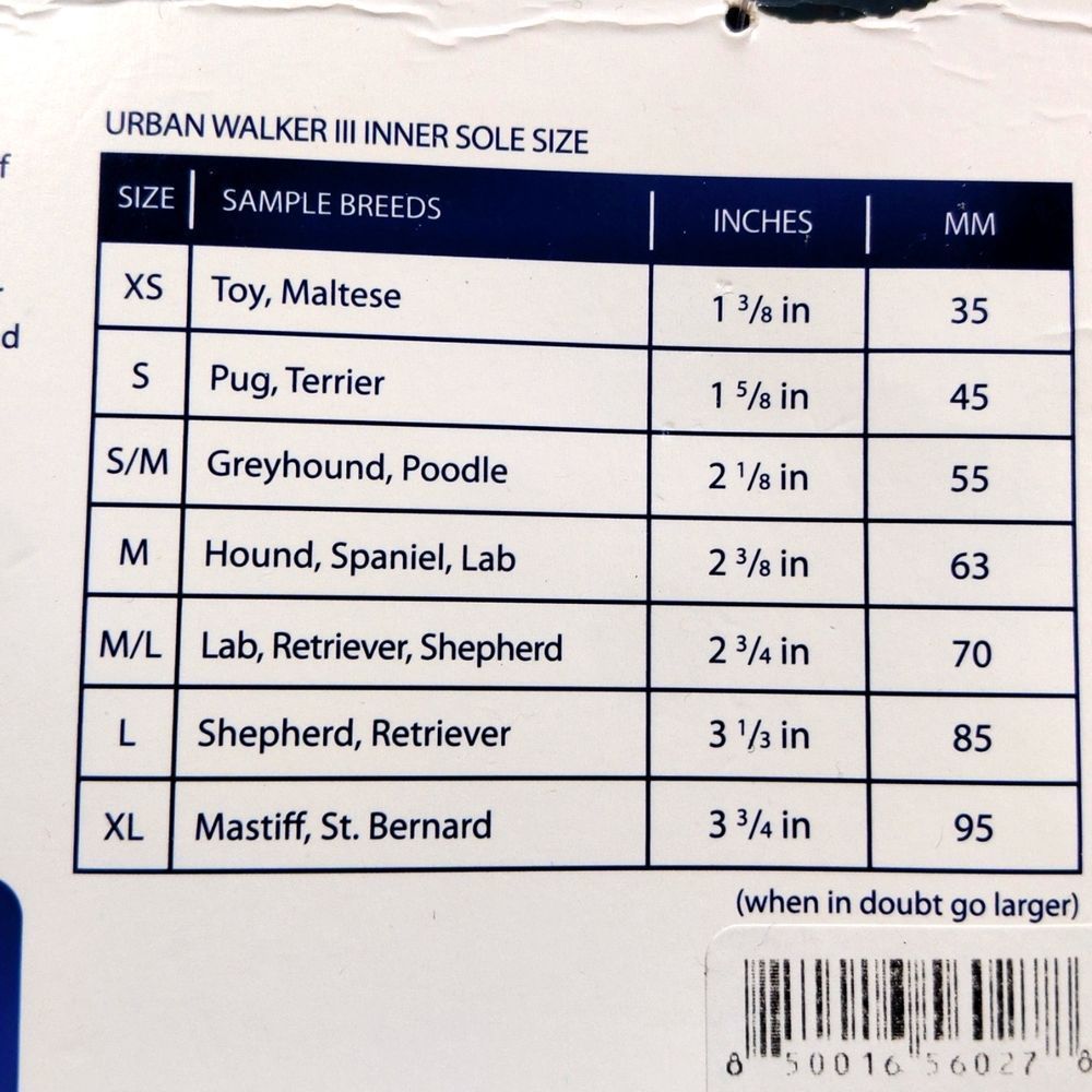 Healers Urban Walker Dog Boots S/M - Picture 7 of 9